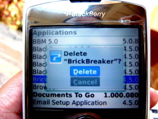 Pastikan Proses Delete