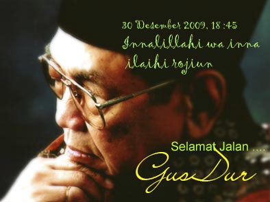 Semoga semua amal GusDur diterima Allah swt. Amin