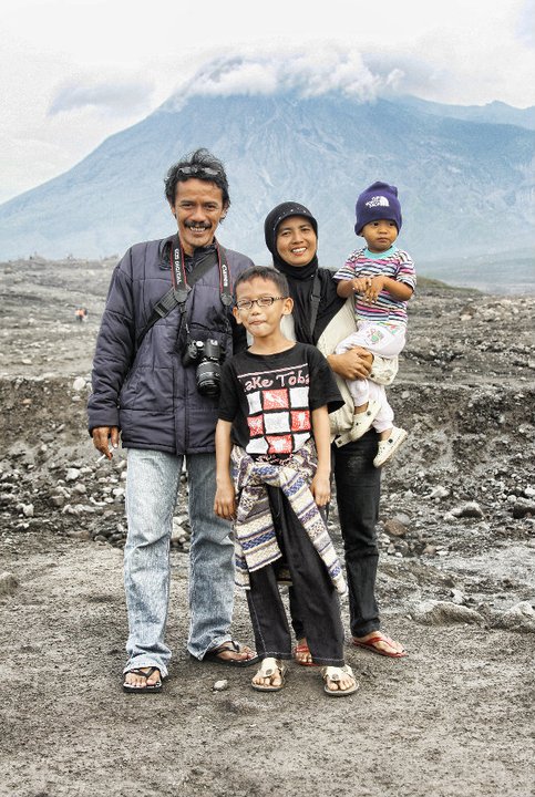 Lilo memeriahkan Wisata Merapi bersama Om-nya
