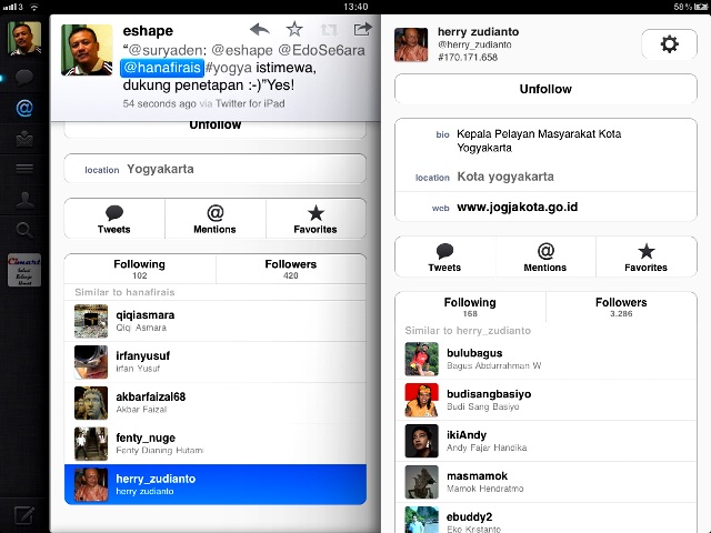 Kepala Pelayan Masyarakat Yogyakarta (Walikota)