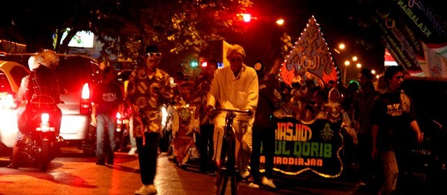 Takbir keliling (khas) di Kota Yogyakarta