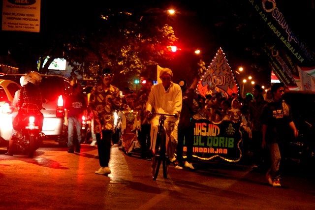 Takbir keliling (khas) di Kota Yogyakarta