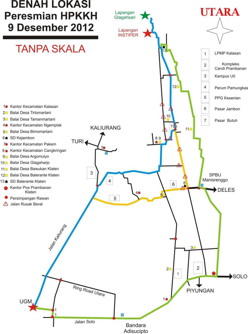 Peta lokasi penghijauan HPKKH