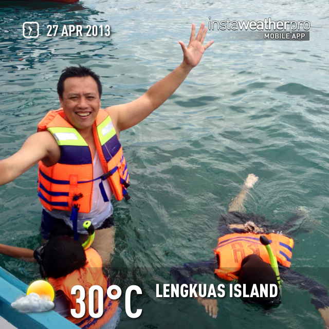 Snorkling di Lengkuas