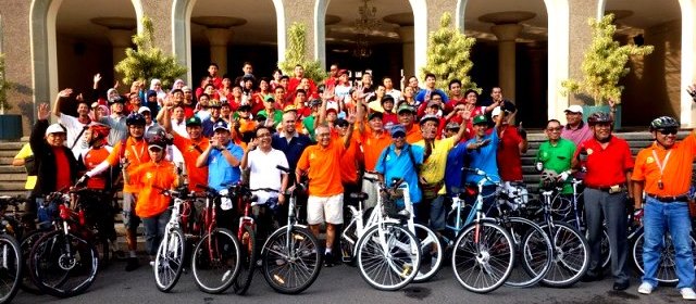 S3 GAMA Gowes bareng menteri PU