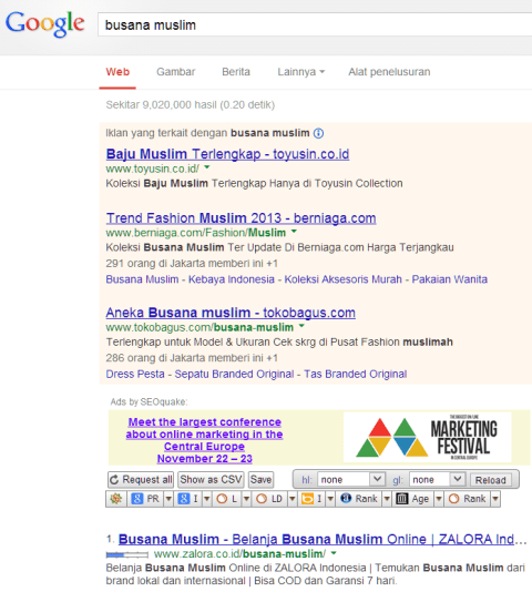 Searching busana muslim