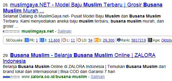 Searching busana muslim