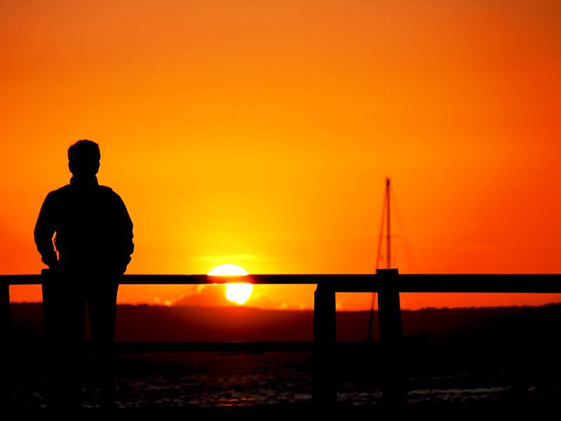 Siluet pantai TEDDY Kupang