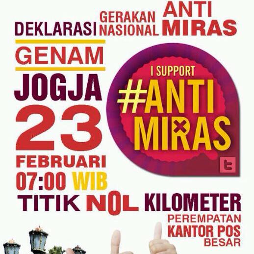 Deklarasi GeNAM Jogja, Minggu 23 Pebruari 2014