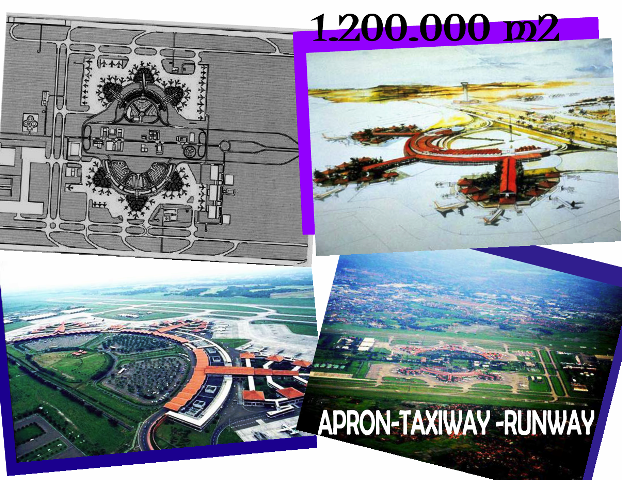 Apron Taxi Way Run way Cengkareng 1984