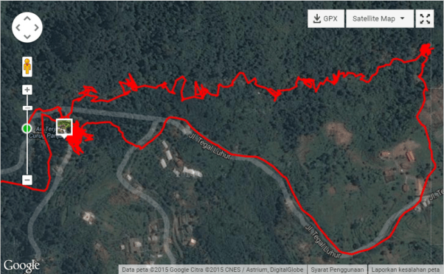 Rute Trekking Curug Panjang