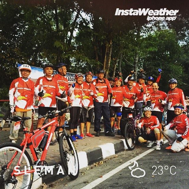 Gowes Merdeka mubeng Merapi