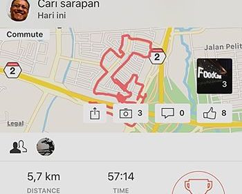 Cari sarapan bersama strava