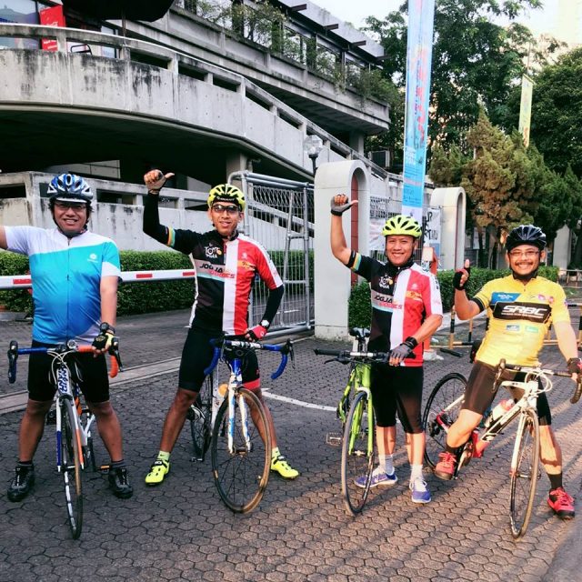 Peserta tamu gowes jakarta-subang