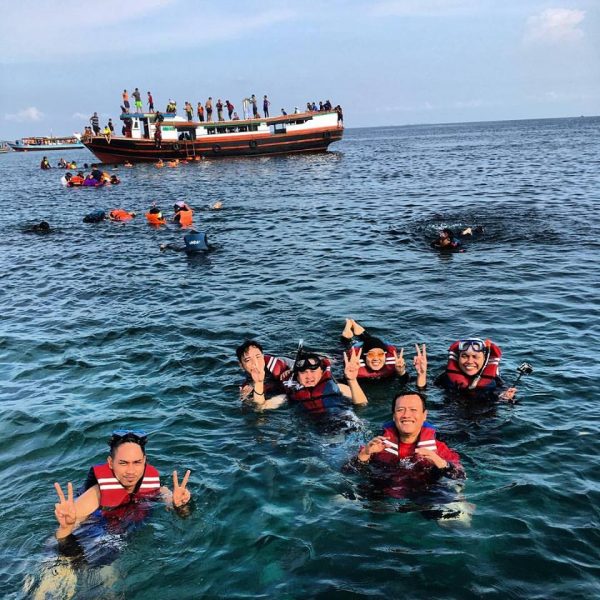 snorkeling tidung