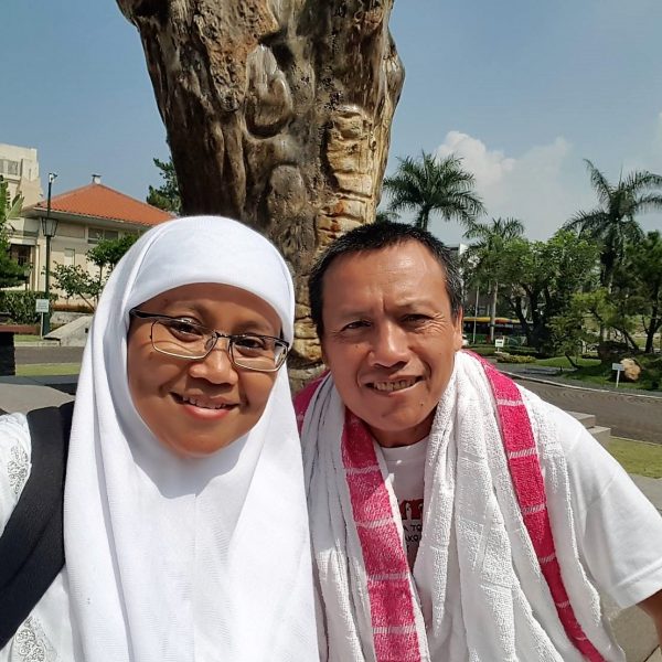 jalan sehat sambil manasik haji di Bandung