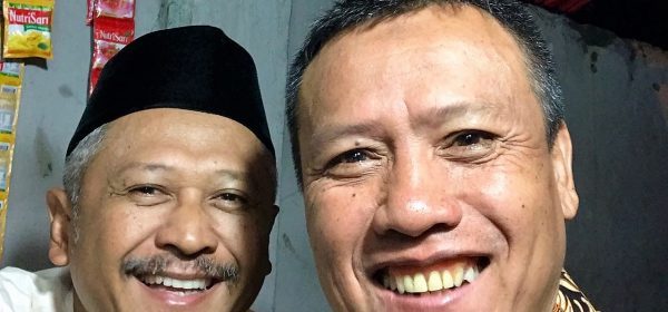 sepasang jamaah subuh Cawang