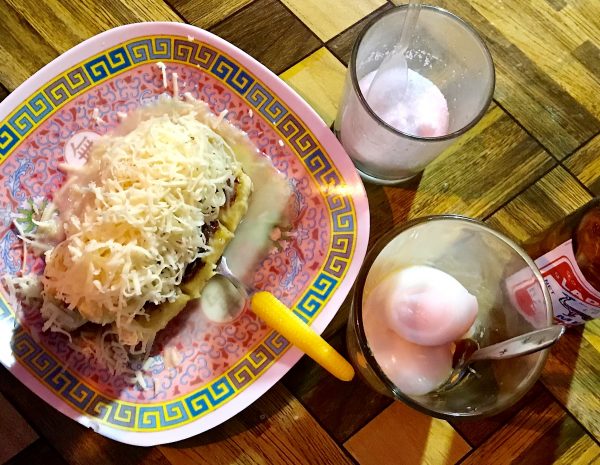 Telor 3/4 mateng pisang keju